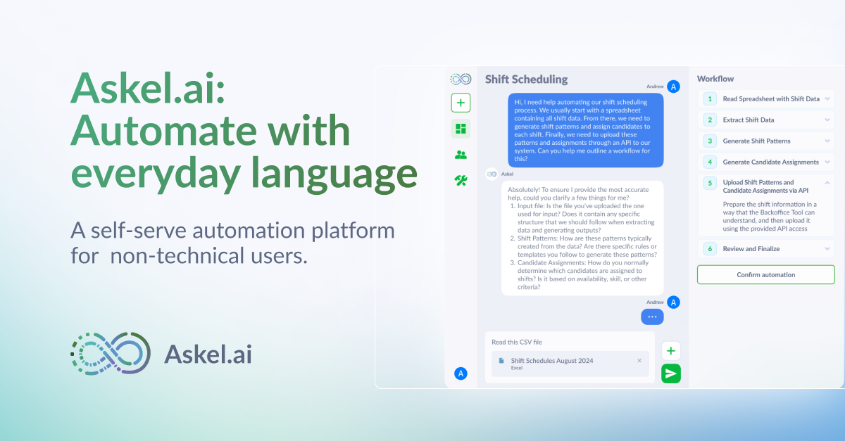 Automate With Everyday Language. No code.